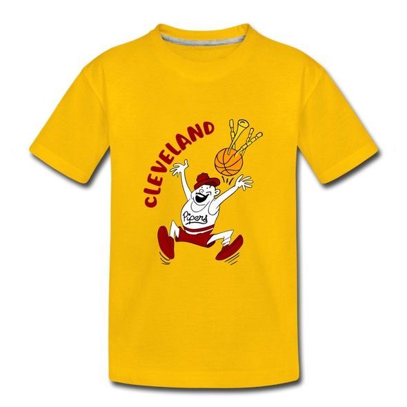 Cleveland Pipers T-Shirt (Youth) - sun yellow