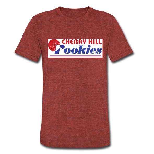 Cherry Hill Rookies T-Shirt (Tri-Blend Super Light) - heather cranberry
