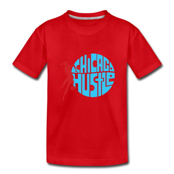 Chicago Hustle T-Shirt (Youth) - red