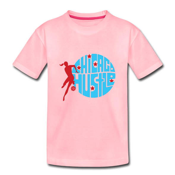 Chicago Hustle T-Shirt (Youth) - pink