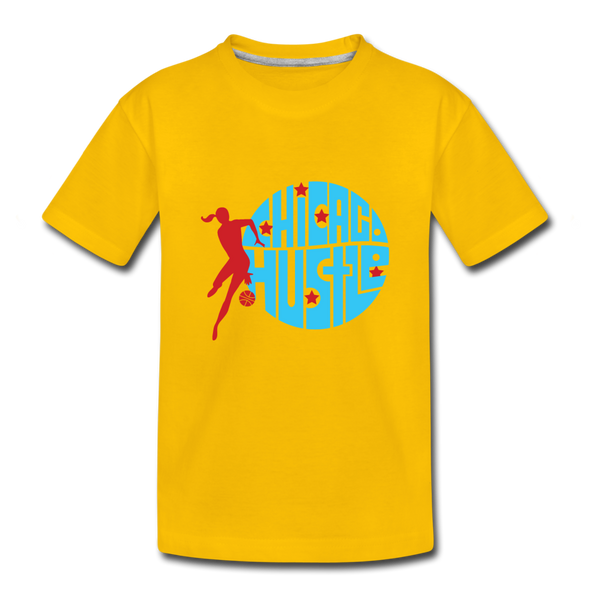 Chicago Hustle T-Shirt (Youth) - sun yellow