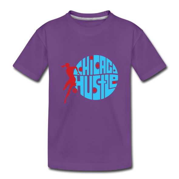 Chicago Hustle T-Shirt (Youth) - purple