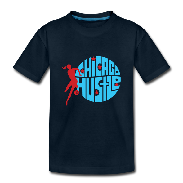 Chicago Hustle T-Shirt (Youth) - deep navy