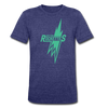 Dayton Rockettes T-Shirt (Tri-Blend Super Light) - heather indigo