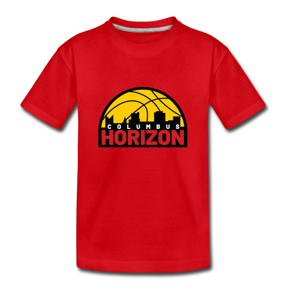 Columbus Horizon T-Shirt (Youth) - red