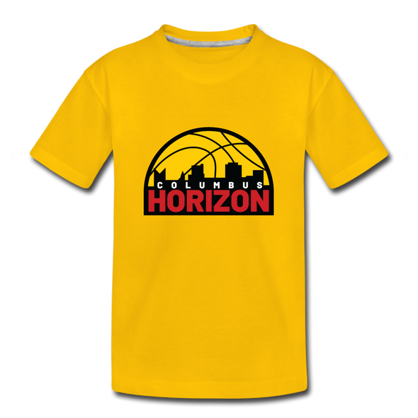 Columbus Horizon T-Shirt (Youth) - sun yellow