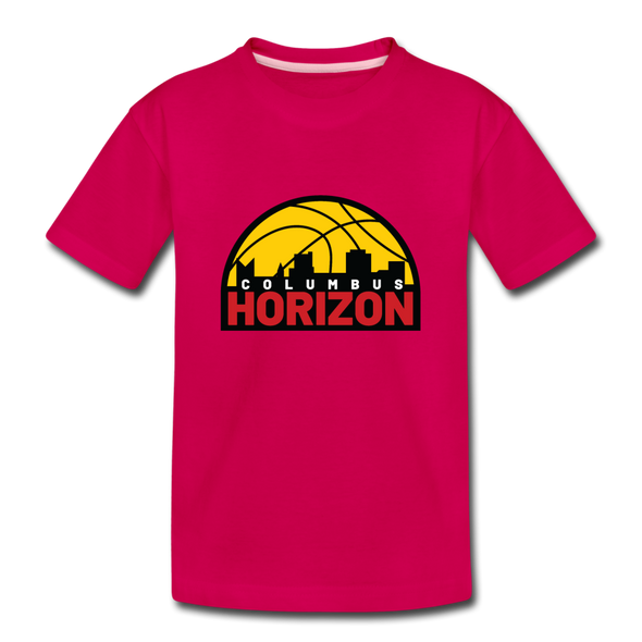 Columbus Horizon T-Shirt (Youth) - dark pink