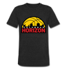 Columbus Horizon T-Shirt (Tri-Blend Super Light) - heather black