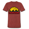 Columbus Horizon T-Shirt (Tri-Blend Super Light) - heather cranberry