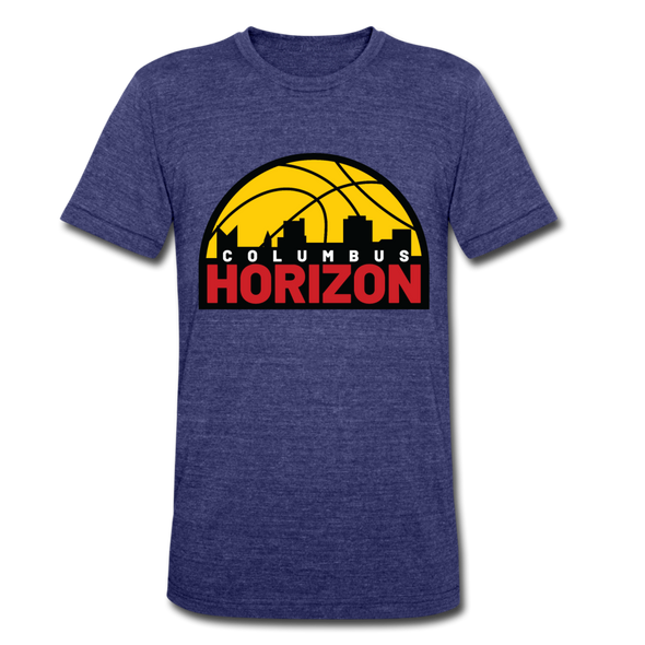 Columbus Horizon T-Shirt (Tri-Blend Super Light) - heather indigo