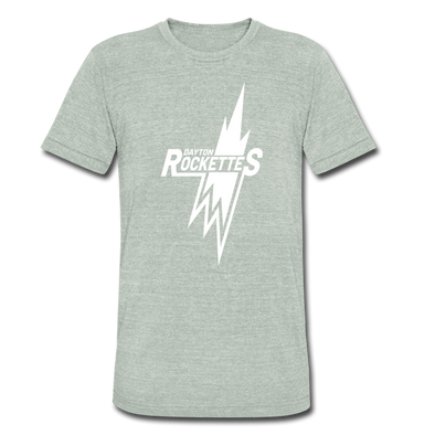 Dayton Rockettes T-Shirt (Tri-Blend Super Light) - heather gray