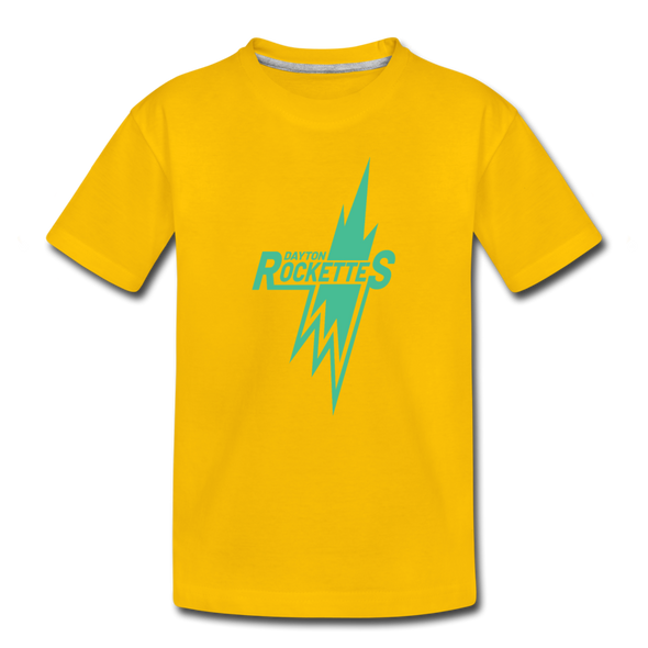 Dayton Rockettes T-Shirt (Youth) - sun yellow
