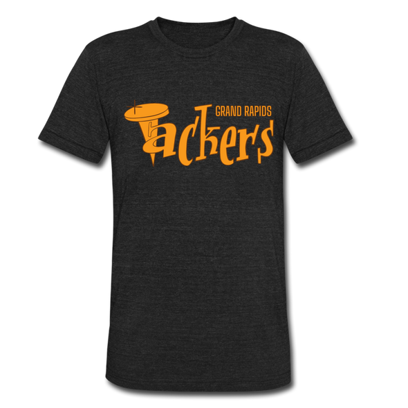 Grand Rapids Tackers T-Shirt (Tri-Blend Super Light) - heather black