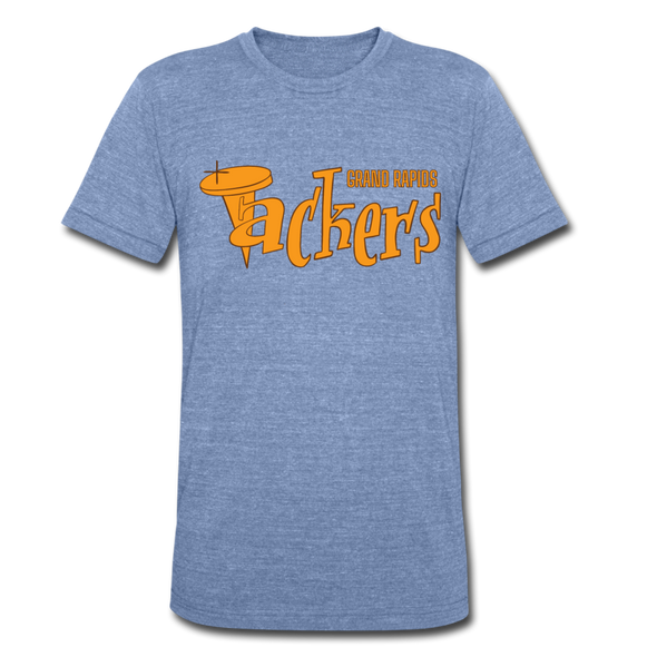 Grand Rapids Tackers T-Shirt (Tri-Blend Super Light) - heather Blue