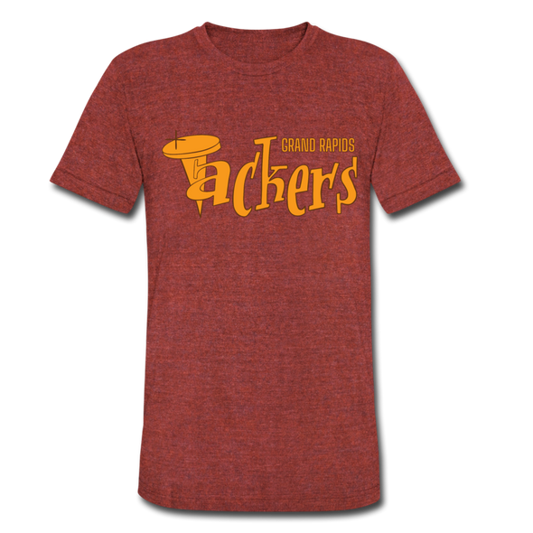 Grand Rapids Tackers T-Shirt (Tri-Blend Super Light) - heather cranberry