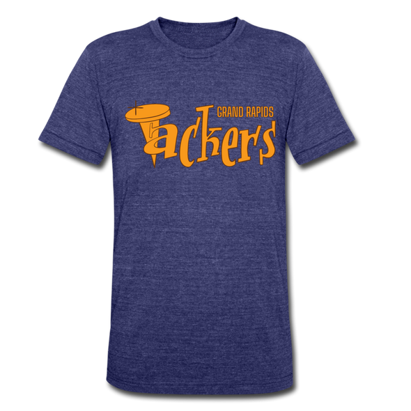 Grand Rapids Tackers T-Shirt (Tri-Blend Super Light) - heather indigo