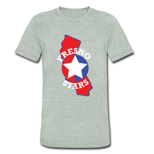 Fresno Stars T-Shirt (Tri-Blend Super Light) - heather gray