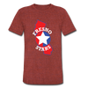 Fresno Stars T-Shirt (Tri-Blend Super Light) - heather cranberry