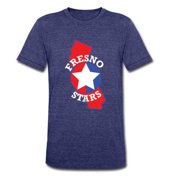Fresno Stars T-Shirt (Tri-Blend Super Light) - heather indigo