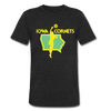 Iowa Cornets T-Shirt (Tri-Blend Super Light) - heather black