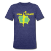 Iowa Cornets T-Shirt (Tri-Blend Super Light) - heather indigo