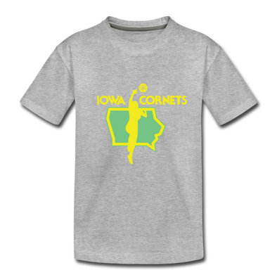 Iowa Cornets T-Shirt (Youth) - heather gray