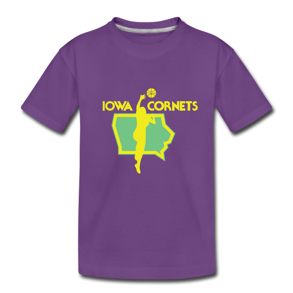 Iowa Cornets T-Shirt (Youth) - purple