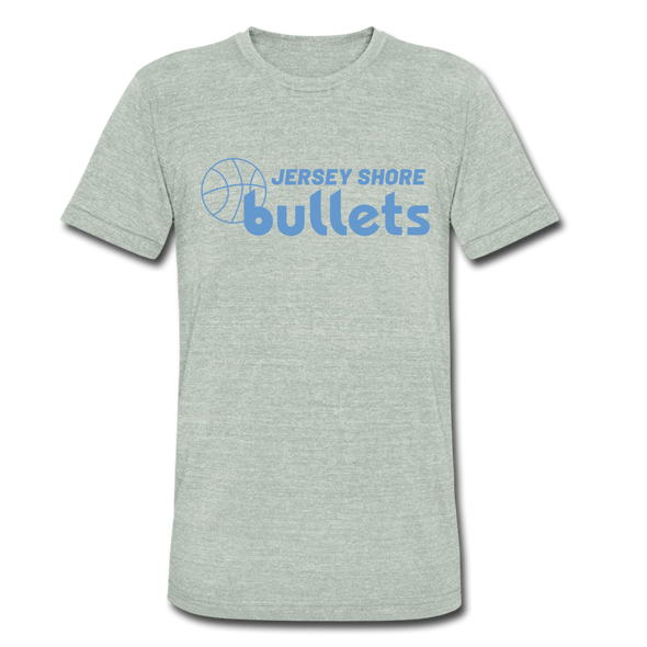 Jersey Shore Bullets T-Shirt (Tri-Blend Super Light) - heather gray