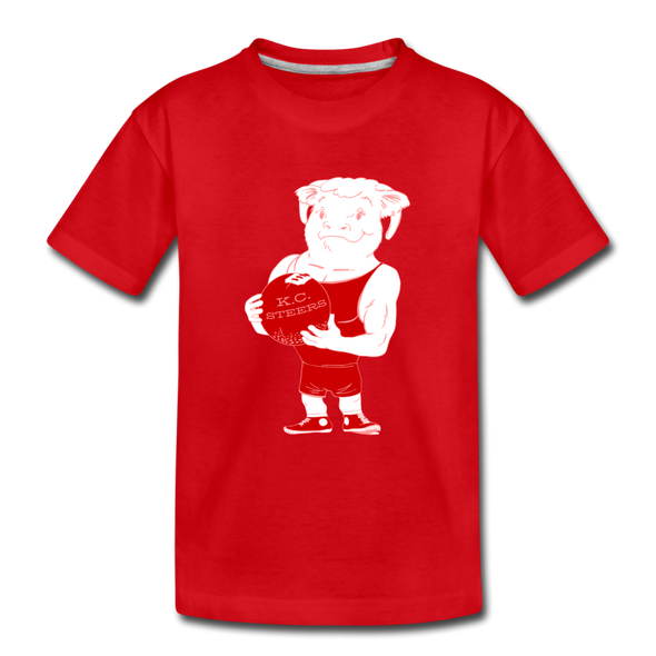 Kansas City Steers T-Shirt (Youth) - red