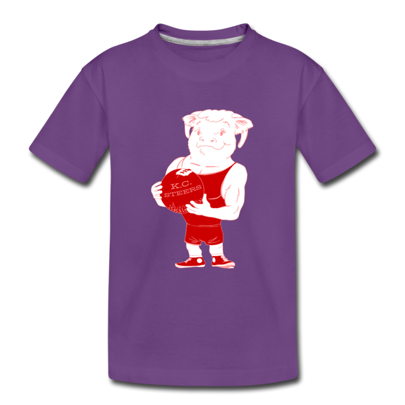 Kansas City Steers T-Shirt (Youth) - purple