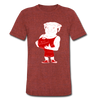 Kansas City Steers T-Shirt (Tri-Blend Super Light) - heather cranberry