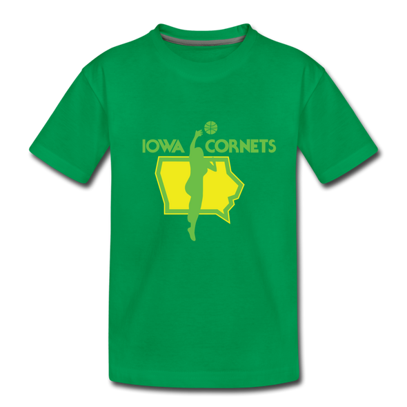 Iowa Cornets T-Shirt (Youth) - kelly green