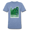 Hartford Downtowners T-Shirt (Tri-Blend Super Light) - heather Blue