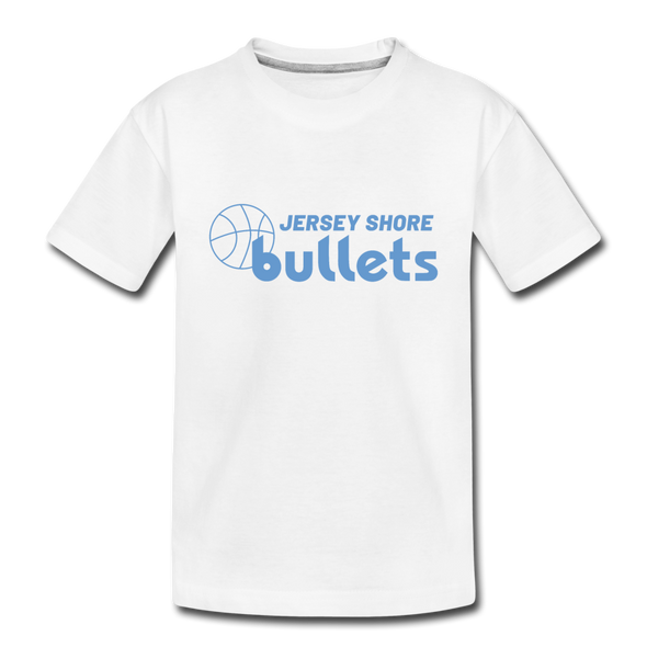 Jersey Shore Bullets T-Shirt (Youth) - white