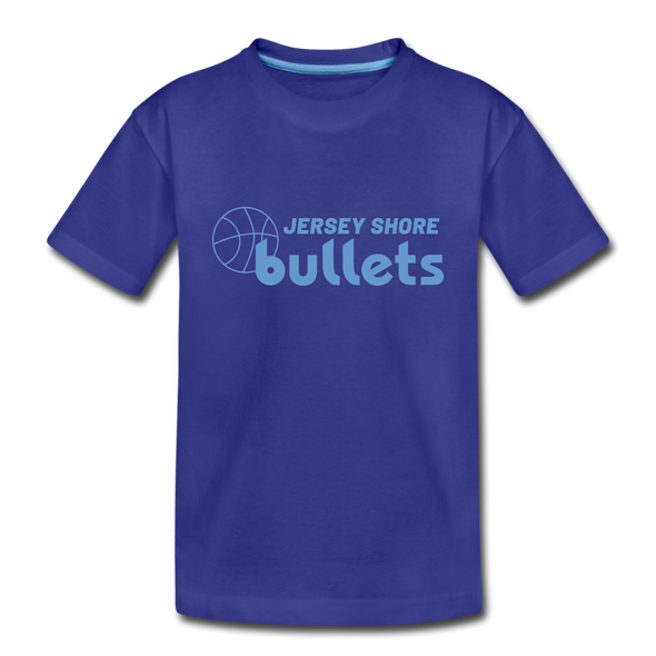 Jersey Shore Bullets T-Shirt (Youth) - royal blue