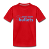 Jersey Shore Bullets T-Shirt (Youth) - red