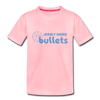 Jersey Shore Bullets T-Shirt (Youth) - pink