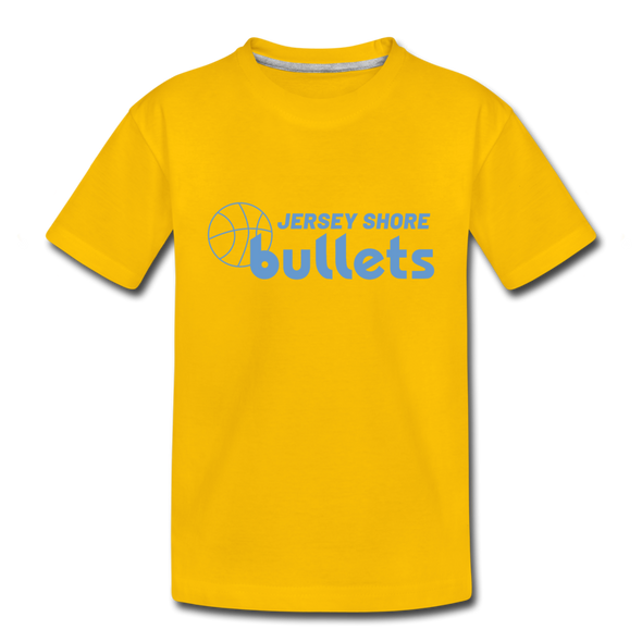 Jersey Shore Bullets T-Shirt (Youth) - sun yellow