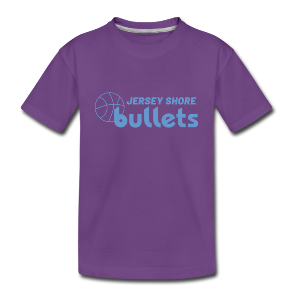 Jersey Shore Bullets T-Shirt (Youth) - purple
