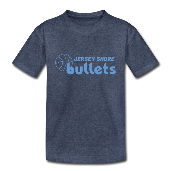 Jersey Shore Bullets T-Shirt (Youth) - heather blue