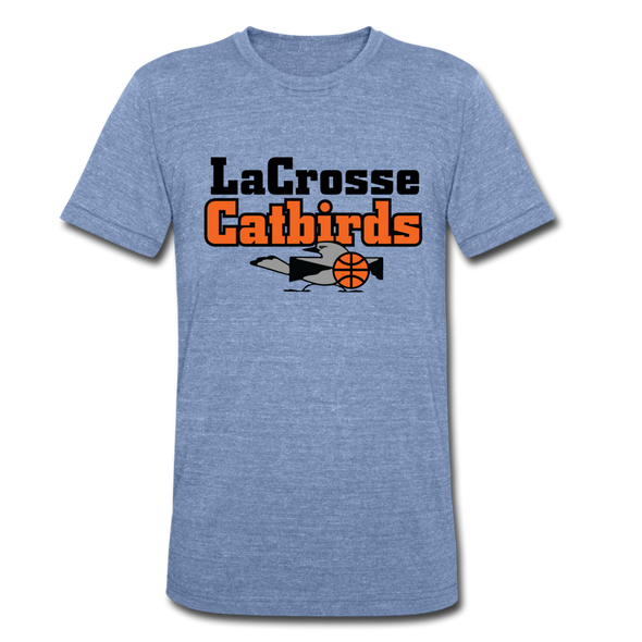 La Crosse Catbirds T-Shirt (Tri-Blend Super Light) - heather Blue