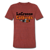 La Crosse Catbirds T-Shirt (Tri-Blend Super Light) - heather cranberry