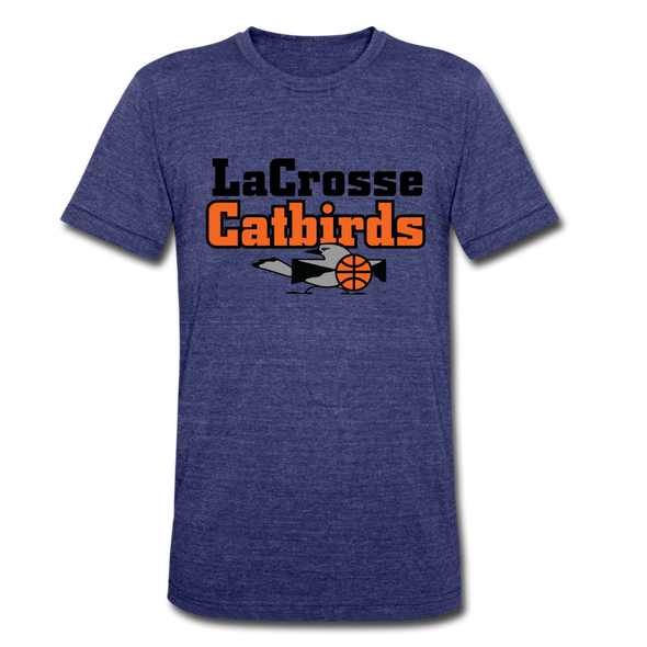 La Crosse Catbirds T-Shirt (Tri-Blend Super Light) - heather indigo