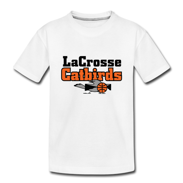 La Crosse Catbirds T-Shirt (Youth) - white