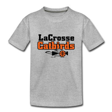 La Crosse Catbirds T-Shirt (Youth) - heather gray