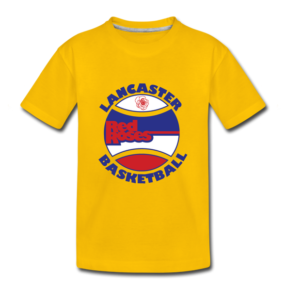 Lancaster Red Roses T-Shirt (Youth) - sun yellow