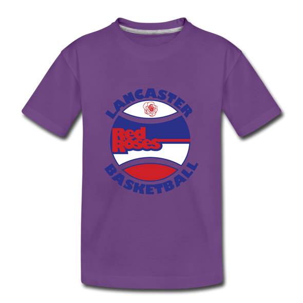 Lancaster Red Roses T-Shirt (Youth) - purple