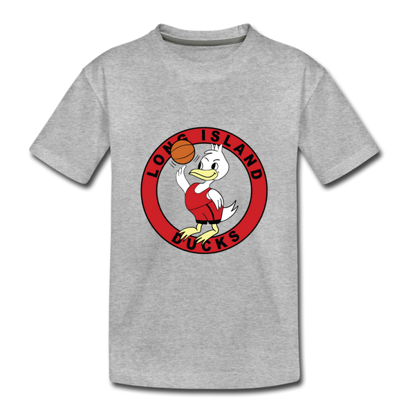Long Island Ducks T-Shirt (Youth) - heather gray