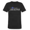 Las Vegas Silvers T-Shirt (Tri-Blend Super Light) - heather black