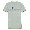 Las Vegas Silvers T-Shirt (Tri-Blend Super Light) - heather gray